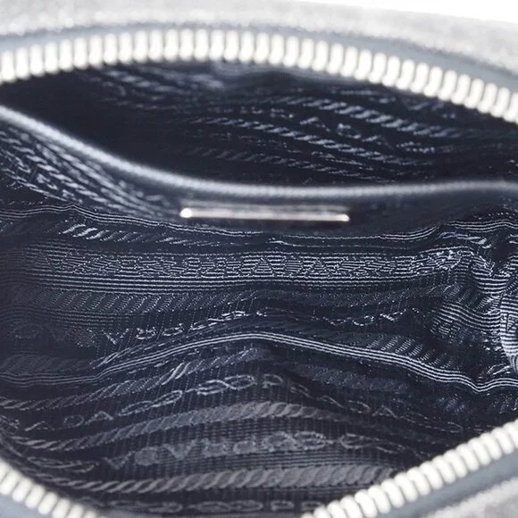 PRADA Black Pochette Shoulder Bag - Picture 9 of 12